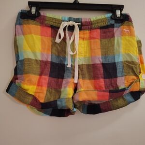 PINK Victoria's Secret Colorful Plaid Women's Shorts